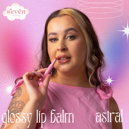 glossy lip balm stick